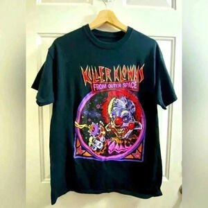 Killer‎ Klowns from the Outer Space by Goodie from two sleeves t-shirt black M